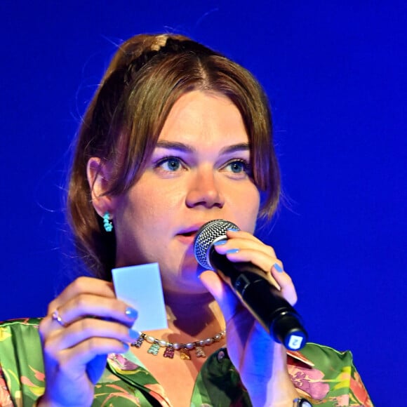 La princesse Stéphanie de Monaco et sa fille Camille Gottlieb lors de la tombola durant la traditionnelle soirée d'été de Fight Aids Monaco au Sporting Club de Monaco, le 23 juillet 2022. © Bruno Bebert/Bestimage