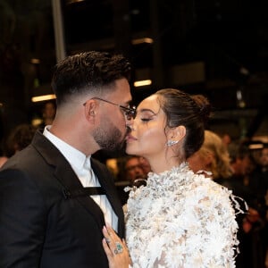 Thomas Vergara et sa femme Nabilla Benattia (enceinte) - Montée des marches du film " Stars At Noon " lors du 75ème Festival International du Film de Cannes. Le 25 mai 2022 © Cyril Moreau / Bestimage 