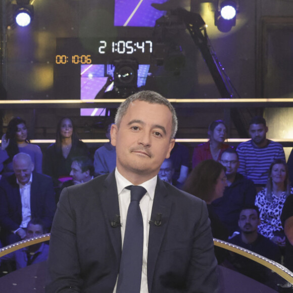 Exclusif - Gérald Darmanin - Enregistrement de l'émission "Face à Baba", présentée par C.Hanouna et diffusée en direct sur C8 le 20 octobre © Jack Tribeca / Bestimage