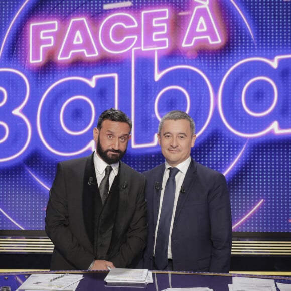 Exclusif - Cyril Hanouna, Gérald Darmanin - Enregistrement de l'émission "Face à Baba", présentée par C.Hanouna et diffusée en direct sur C8 le 20 octobre © Jack Tribeca / Bestimage