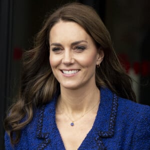 Catherine (Kate) Middleton, princesse de Galles, visite la Copper Box Arena du Queen Elizabeth Olympic Park, pour participer à un événement avec Coach Core, qui fête ses 10 ans, à Londres, Royaume Uni, le 13 octobre 2022. 