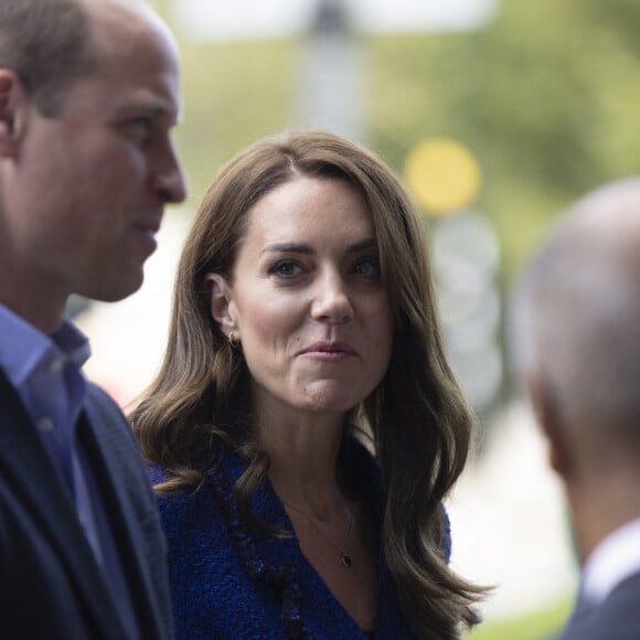 Le prince William, prince de Galles, et Catherine (Kate) Middleton, princesse de Galles, visitent la Copper Box Arena du Queen Elizabeth Olympic Park, pour participer à un événement avec Coach Core, qui fête ses 10 ans, à Londres, Royaume Uni, le 13 octobre 2022. 