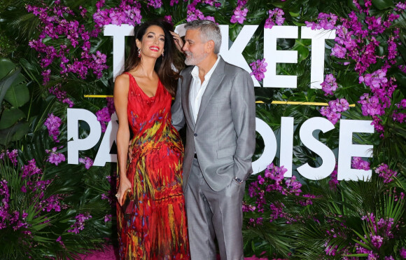 George Clooney, Amal Clooney à la première du film "Ticket To Paradise" à Los Angeles, le 17 octobre 2022.