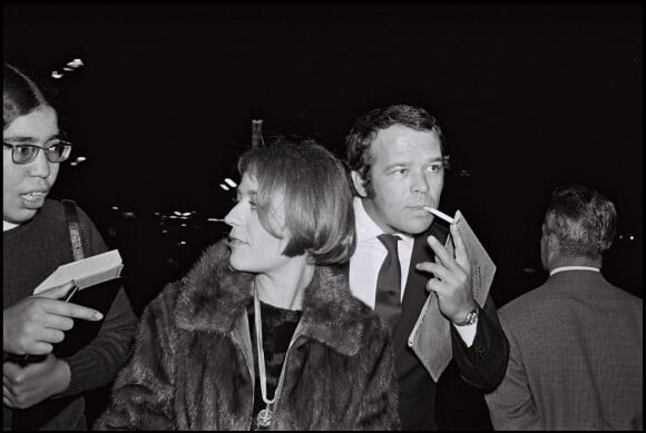 Annie Girardot et son mari Renato Salvatori en 1968