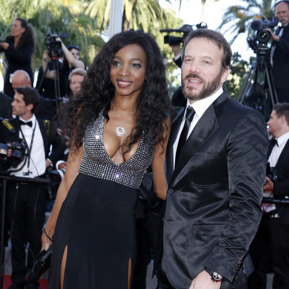 Samuel Le Bihan et Daniela Beye - Montée des marches du film "Inside Out" (Vice-Versa) lors du 68 ème Festival International du Film de Cannes, à Cannes le 18 mai 2015. 