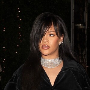 Exclusif - Rihanna a dîné au restaurant "Giorgio Baldi" à Santa Monica le 30 septembre 2022.