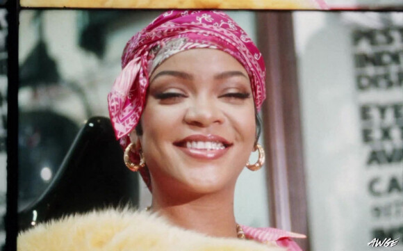 A$AP Rocky demande Rihanna en mariage dans son clip "DMB". Los Angeles.