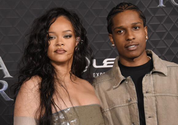 Rihanna et ASAP Rocky à l'avant-première mondiale du film "Black Panther 2 : Wakanda Forever" - Los Angeles.