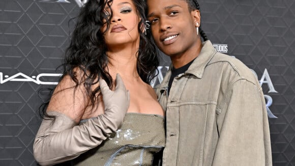 Rihanna envoûtante en robe en cuir, au bras d'ASAP Rocky : grand retour après l'arrivée de leur bébé !