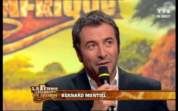 Bernard Montiel soutien son amie Adeline