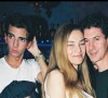 Elli Medeiros et Etienne Daho en club à Paris, le 25 septembre 1998.