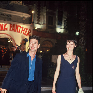 Archives - Etienne Daho et Anne Brochet au Festival de Cannes en 1992.
