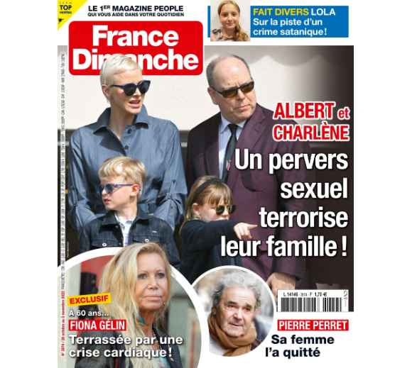 Couverture de "France Dimanche" du vendredi 28 octobre 2022