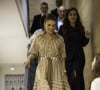 La reine Rania de Jordanie à Amman, le 26 octobre 2022, en visite pour les 25 ans d'une exposition. Photo : Royal Hashemite Court/Albert Nieboer/DPA/ABACAPRESS.COM