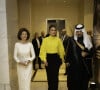 La reine Rania de Jordanie à Amman avec la reine Silvia de Suède et le prince Turki bin Talal bin Abdulaziz au cours d'un dîner caritatif organisié par Mentor Arabia. Photo : Royal Hashemite Court/Albert Nieboer/DPA/ABACAPRESS.COM