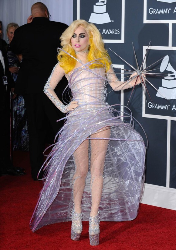Lady Gaga, toute menue, en janvier 2010