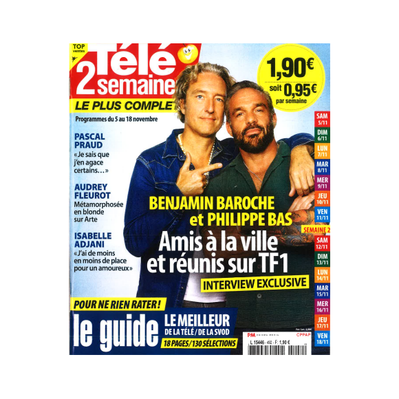 Couverture de "Télé 2 semaines" du 29 octobre 2022