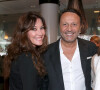 Mareva Galanter et Arthur au déjeuner de la finale Messieurs de France Télévision (jour 15) sur la terrasse de France Télévision lors des Internationaux de France de Tennis de Roland Garros 2022 à Paris, France, le 5 Juin 2022. © Bertrand Rindoff/Bestimage.