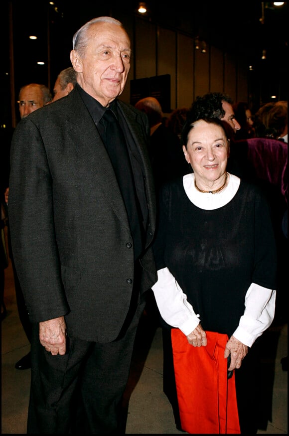 Pierre Soulages et son épouse - Les amis du centre Pompidou fêtent les 30 ans du centre