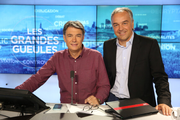 Exclusif - Olivier Truchot et Alain Marschall (Les Grandes Gueules - RMC) à Paris en 2016