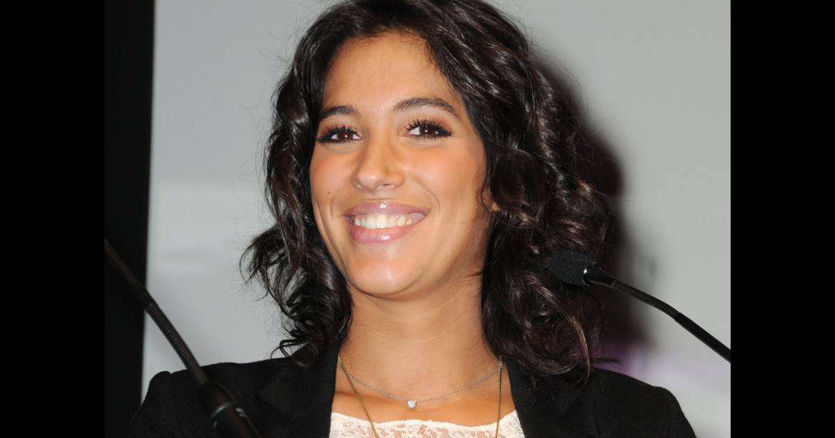Laurie Cholewa lors de la cérémonie des Trophées des Jeunes Talents, le