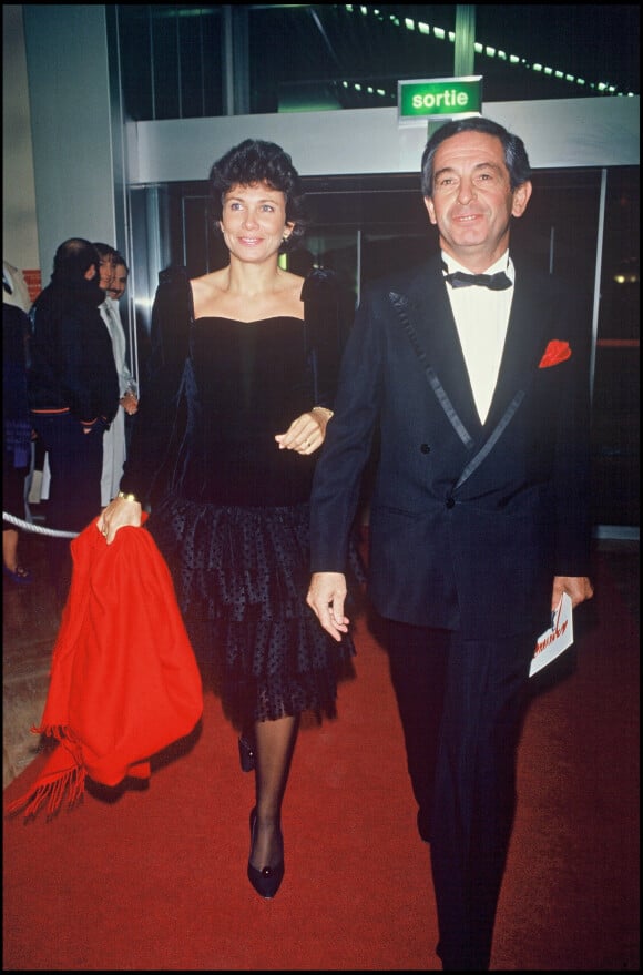 Anne Sinclair et son mari Ivan Levaï en 1987.