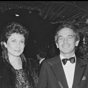 Anne Sinclair et son mari Ivan Levaï en 1985.