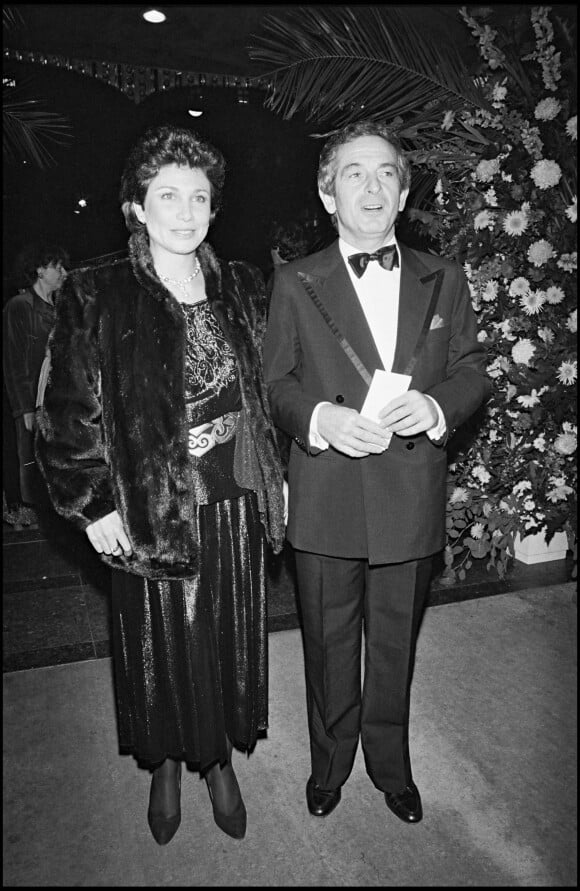 Anne Sinclair et son mari Ivan Levaï en 1985.