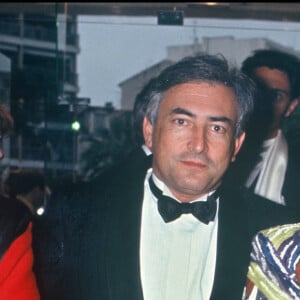 Dominique Strauss-Kahn, sa fille Vanessa et sa femme Anne Sinclair au Festival de Cannes 1991. 
