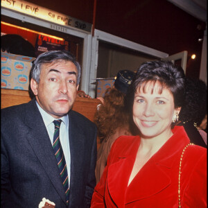 Dominique Strauss-Kahn et sa femme Anne Sinclair en 1992.