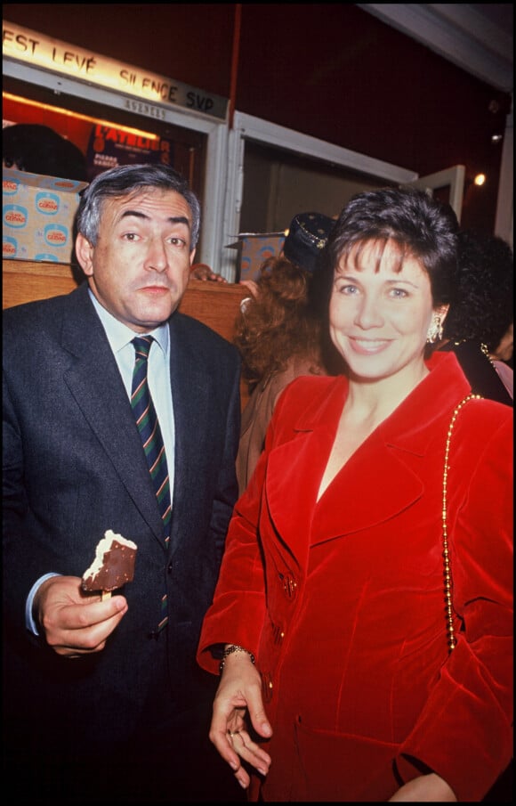 Dominique Strauss-Kahn et sa femme Anne Sinclair en 1992.