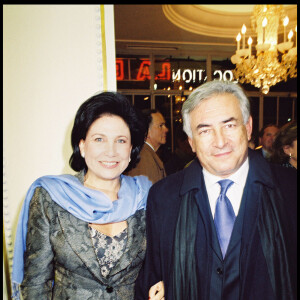 Anne Sinclair et son mari Dominique Strauss-Kahn en 2000.