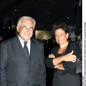 Anne Sinclair et son mari Dominique Strauss-Kahn en 2003.