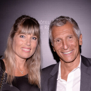 Exclusif - Nagui avec sa femme Mélanie Page - Moma Group fête son 10ème anniversaire à l'hôtel Salomon de Rothschild à Paris le 5 septembre 2022. © Rachid Bellak/Bestimage 