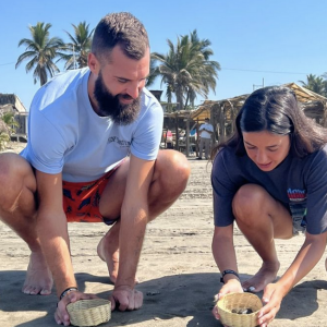 Julie Bertin (La Villa des coeurs brisés) avec son ex, le tennisman Benoit Paire.