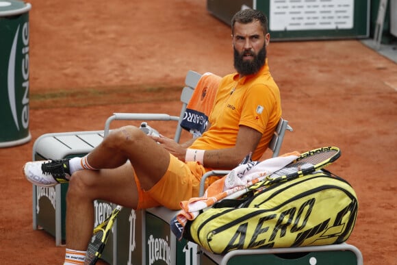 Benoit Paire (FRA) lors du premier tour simple messieurs (jour 3) des Internationaux de France de tennis de Roland Garros à Paris, France, le 24 mai 2022. © Michael Baucher/Panoramic/Bestimage