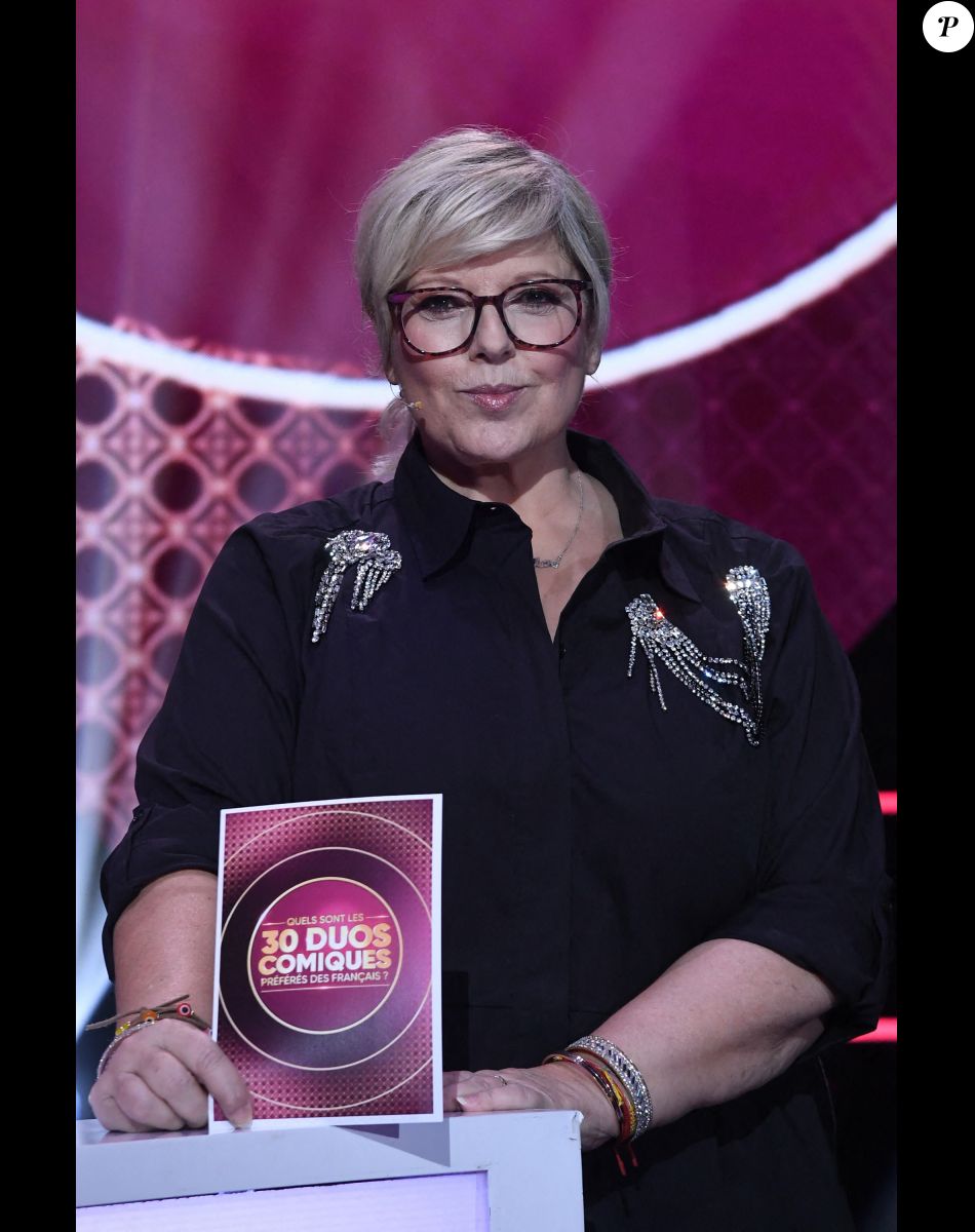 Laurence Boccolini - Enregistrement de l'émission "Les 30 duos Comiques Préférés des Français", présentée par L.Boccolini, et diffusée le 12 février sur France 2 © Giancarlo Gorassini / Bestimage