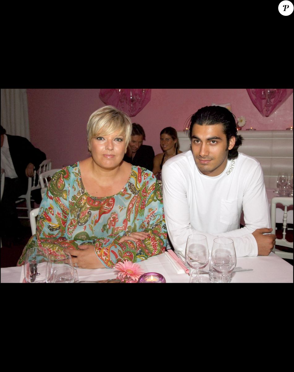 Laurence Boccolini et son mari Mickaël Fakaïlo à la soirée d'anniversaire de David Guetta.