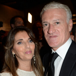 Semi-Exclusif - Didier Deschamps (Manager de la décennie) et sa femme Claude - Cocktail pour la remise des GQ Awards "Les Hommes de l'Année" au Centre Pompidou à Paris. © Veeren/Bestimage