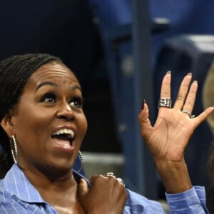 Michelle Obama - Celebrités au match de Tennis : Demi Finale de l'US Open de Flushing Meadows opposant Frances Tiafoe à Carlos Alcaraz (vainqueur). New York, États Unis le 09 Septembre 2022.