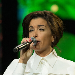Exclusif - Jenifer Bartoli - Les chanteurs chantent Disney au theatre Mogador a Paris le 4 decembre 2013.