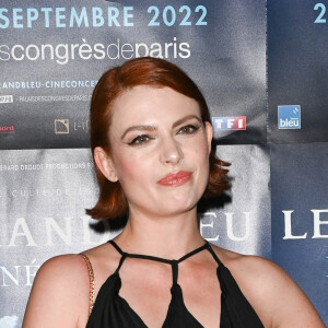 Elodie Frégé - Triomphe ce week-end pour les deux représentations Parisiennes du Grand Bleu en Ciné-concert au Palais des Congrès à Paris le 25 septembre 2022. © Coadic Guirec/Bestimage.