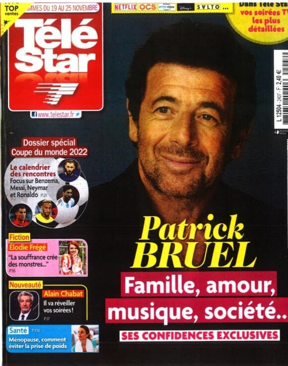 Le nouveau "Télé Star" avec Patrick Bruel en couverture.