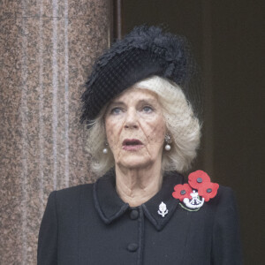 13 November 2022. La reine consort Camilla aux côtés de la famille royale pour le Remembrance Sunday