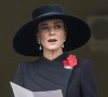 Catherine (Kate) Middleton, princesse de Galles, - Les membres de la famille royale d'Angleterre et les personnalités lors du "Remembrance Sunday Service" à Londres, le 13 novembre 2022. 