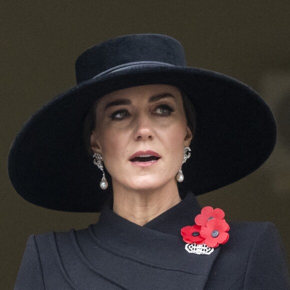 Catherine (Kate) Middleton, princesse de Galles, - Les membres de la famille royale d'Angleterre et les personnalités lors du "Remembrance Sunday Service" à Londres, le 13 novembre 2022. 