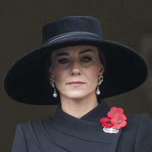Catherine (Kate) Middleton, princesse de Galles, - Les membres de la famille royale d'Angleterre et les personnalités lors du "Remembrance Sunday Service" à Londres, le 13 novembre 2022. 