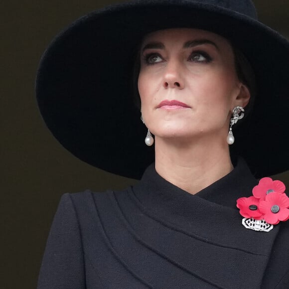 Catherine Kate Middleton, princesse de Galles - Les membres de la famille royale d'Angleterre et les personnalités lors du "Remembrance Sunday Service" à Londres le 13 novembre 2022. 