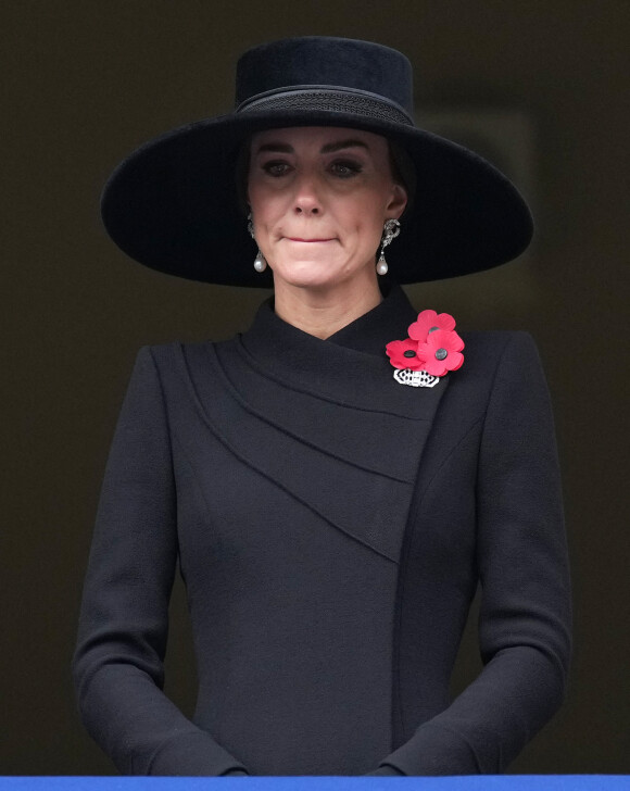 Catherine Kate Middleton, princesse de Galles - Les membres de la famille royale d'Angleterre et les personnalités lors du "Remembrance Sunday Service" à Londres le 13 novembre 2022. 