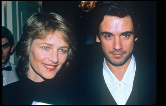 Jean-Michel Jarre et Charlotte Rampling en 1986